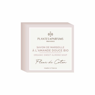 Cotton Flower Marseille Såpestykke med mandel 100g