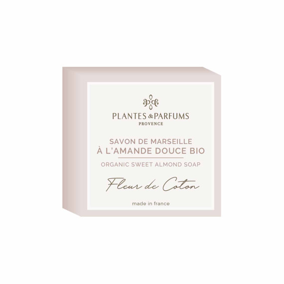 Cotton Flower Marseille Såpestykke med mandel 100g
