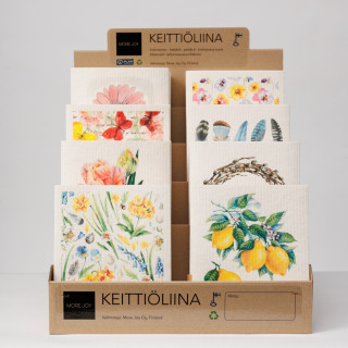 Display til kluter, 8 varianter 12 stk av hver( 96 stk )