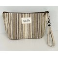 Toalettmappe Medium M101-72 Beige stripet