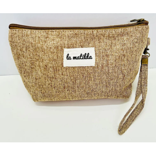 Toalettmappe Medium M101-20 Mørk beige