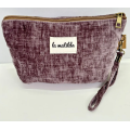 Toalettmappe Medium M101-15  lilla velur