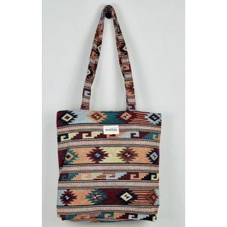 Totebag med glidelås M106-34 texmex