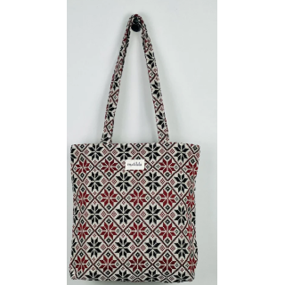 Totebag med glidelås M106-30 Hardanger rose