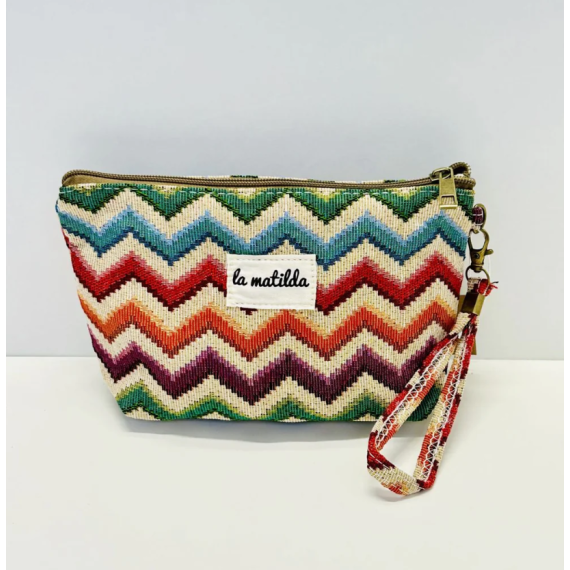 Toalettmappe Medium M101-26 zigzag multifarget