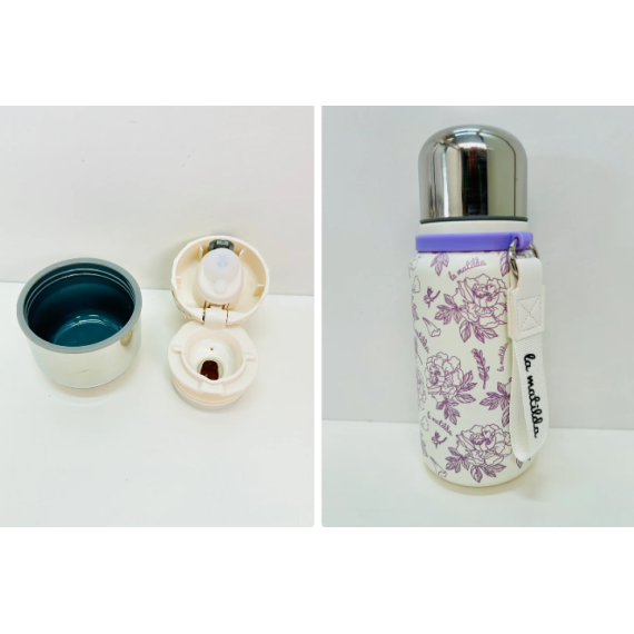 Thermos M378-90 lilla blomster