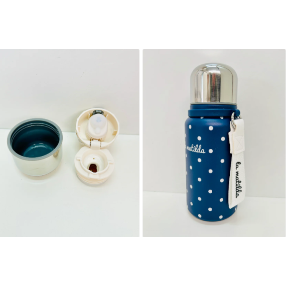 Thermos M378-93 blå prikker