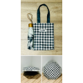 Paraply liten med veske M382-25 Sorte ruter