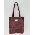 Totebag med glidelås M106-100 Burgunder