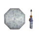 Paraply liten med veske M382-90 Lilla blomster