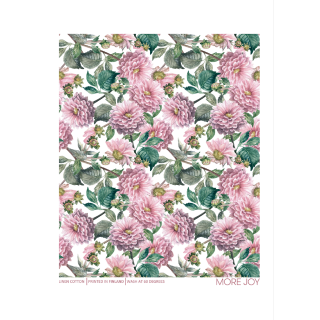 Kjøkken-håndkle Dahlia georginer rosa
