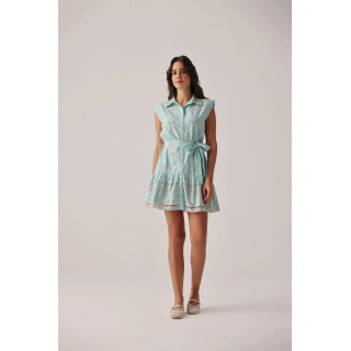 Kjole Vega Mini Dress - Aqua