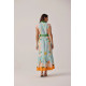Lang kjole Vega Maxi Dress - Azure