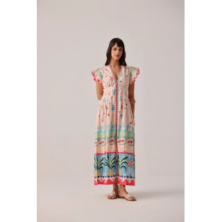 Lang kjole Estella Maxi Dress - Ananas