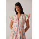 Lang kjole Estella Maxi Dress - Ananas