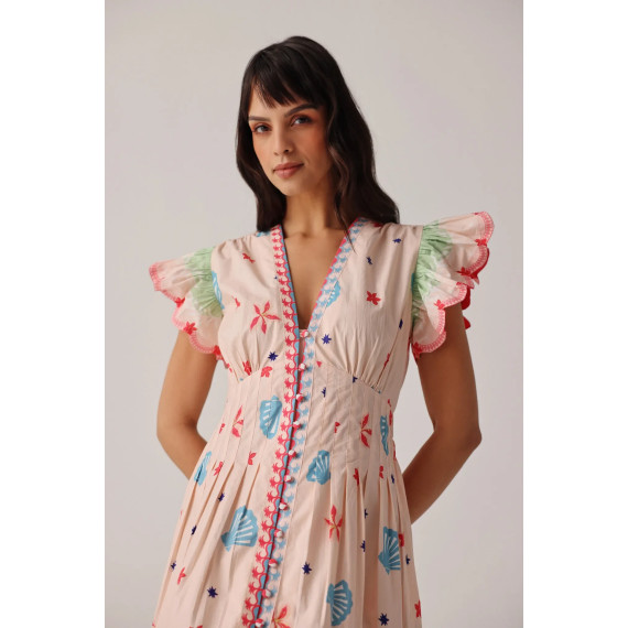 Lang kjole Estella Maxi Dress - Ananas