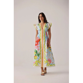Lang kjole Estella Maxi Dress - Summer Zest