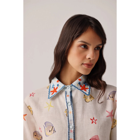 Skjorte Thais Shirt - Seaborn