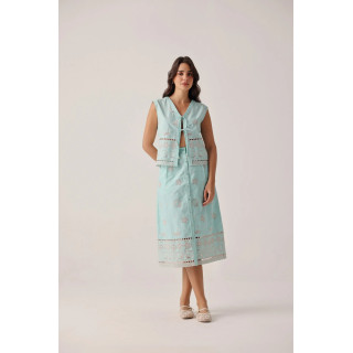 Skjørt Kaia Skirt - Aqua
