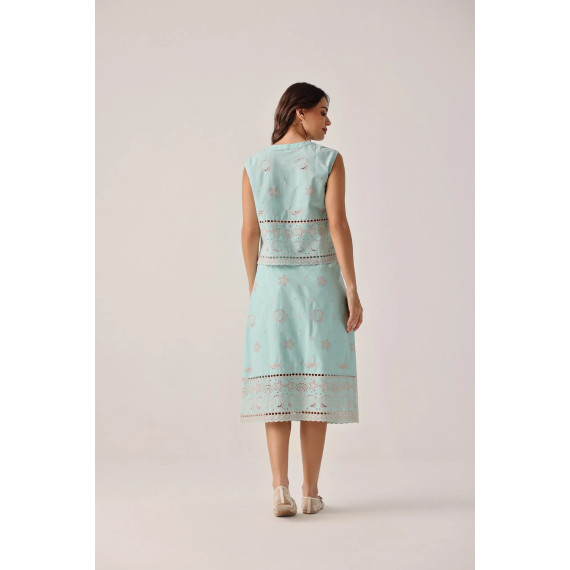 Topp Kaia Top - Aqua