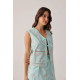 Topp Kaia Top - Aqua