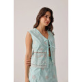 Topp Kaia Top - Aqua