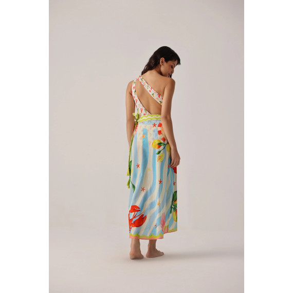 Omslagskjørt Nua Pareo - Summer Zest