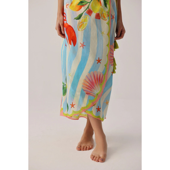 Omslagskjørt Nua Pareo - Summer Zest
