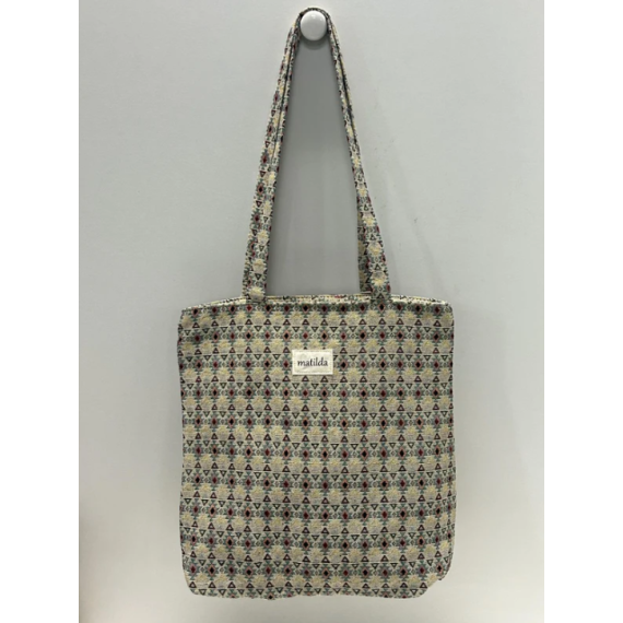 Totebag med glidelås M106-61 Lidia
