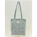 Totebag med glidelås M106-80 Grønn Paisley