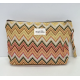 Toalettmappe Stor M115-35 zigzag gul