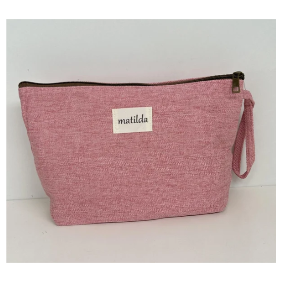 Toalettmappe Stor M115-78 Lys rosa