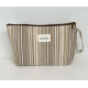 Toalettmappe Stor M115-72 Beige stripet