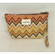 Toalettmappe Medium M101-35 zigzag gul