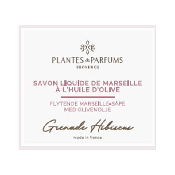 Granateple & Hibiscus Marseille Soap med olivenolje 100g (stykkesåpe)