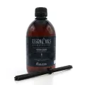 Lavendel og sandeltre, Refill til duftpinner 500 ml + 6 sorte pinner