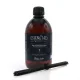 Yuzu, rosa grapefrukt, sedertre, mandarin og timian, Refill til duftpinner 500 ml + 6 sorte pinner