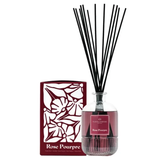 Purple Rose Duftpinner - glassvase 450 ml