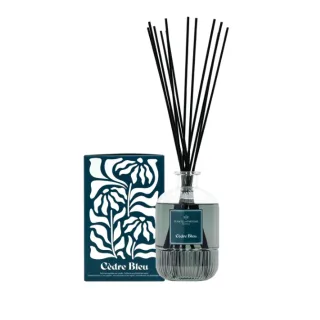 Blue Cedar Duftpinner - glassvase 450 ml