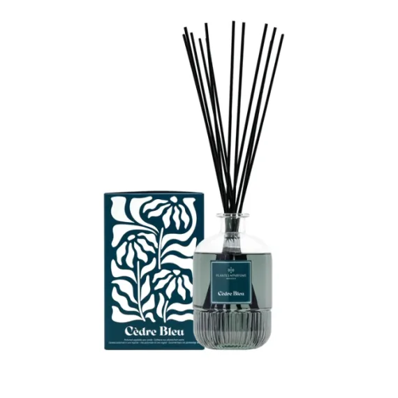 Blue Cedar Duftpinner - glassvase 450 ml