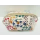Oval toalettmappe M128-27 Blomstereng