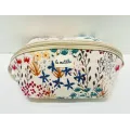 Oval toalettmappe M128-27 Blomstereng