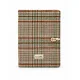 Notatbok M149–142 Beige & blå stripet