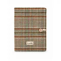 Notatbok M149–142 Beige & blå stripet