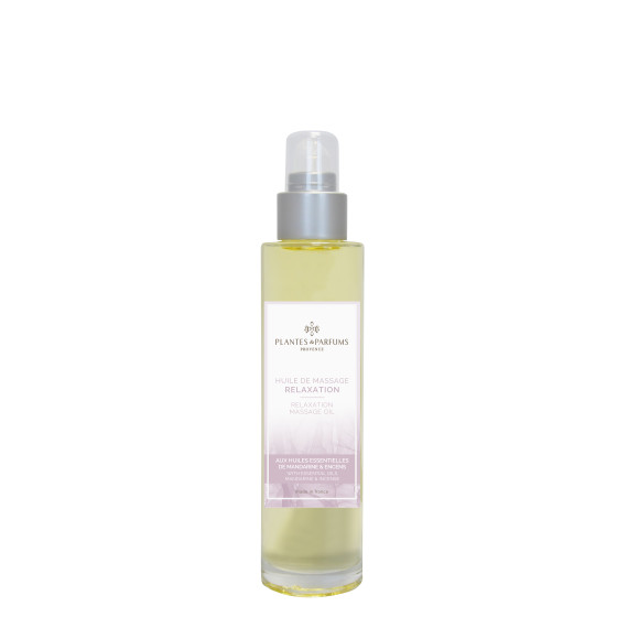 Massasjeolje - Kroppsolje, Relaxtion,  Mandarin & Røklelse 100 ml